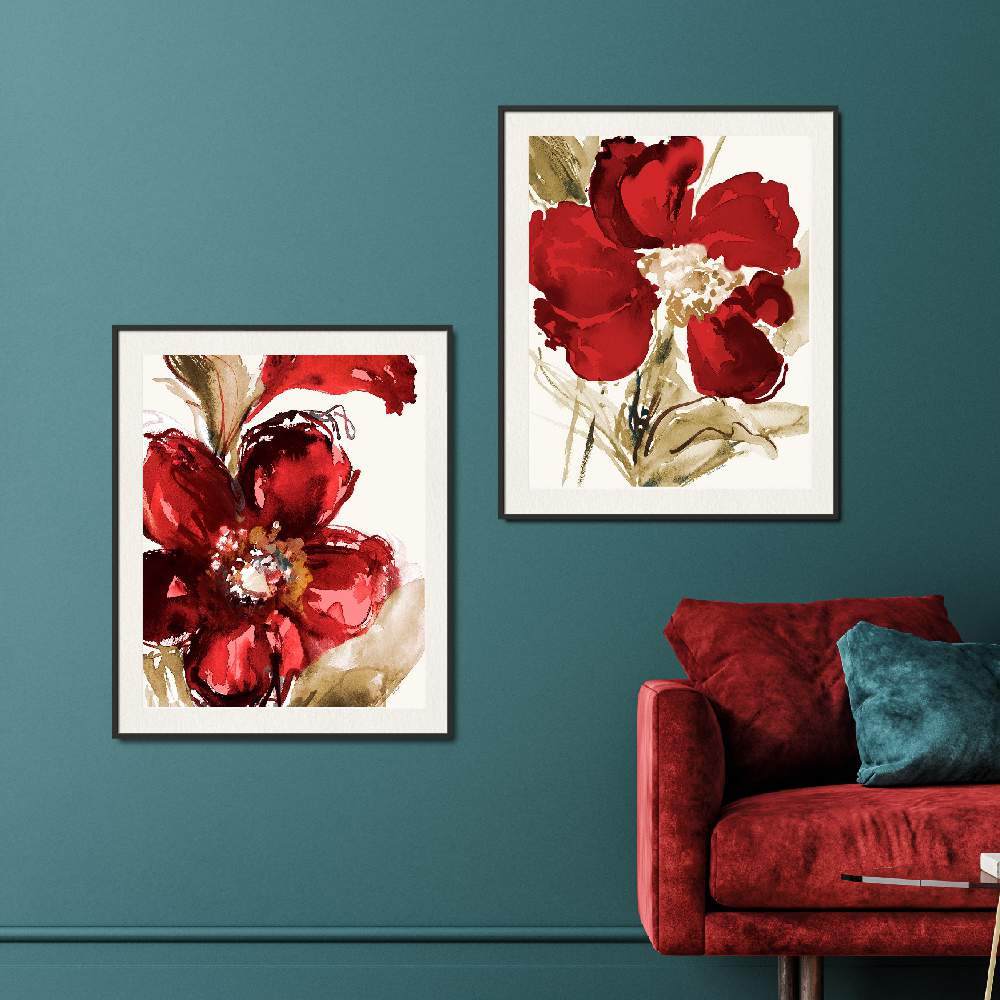 Bright Red Bloom