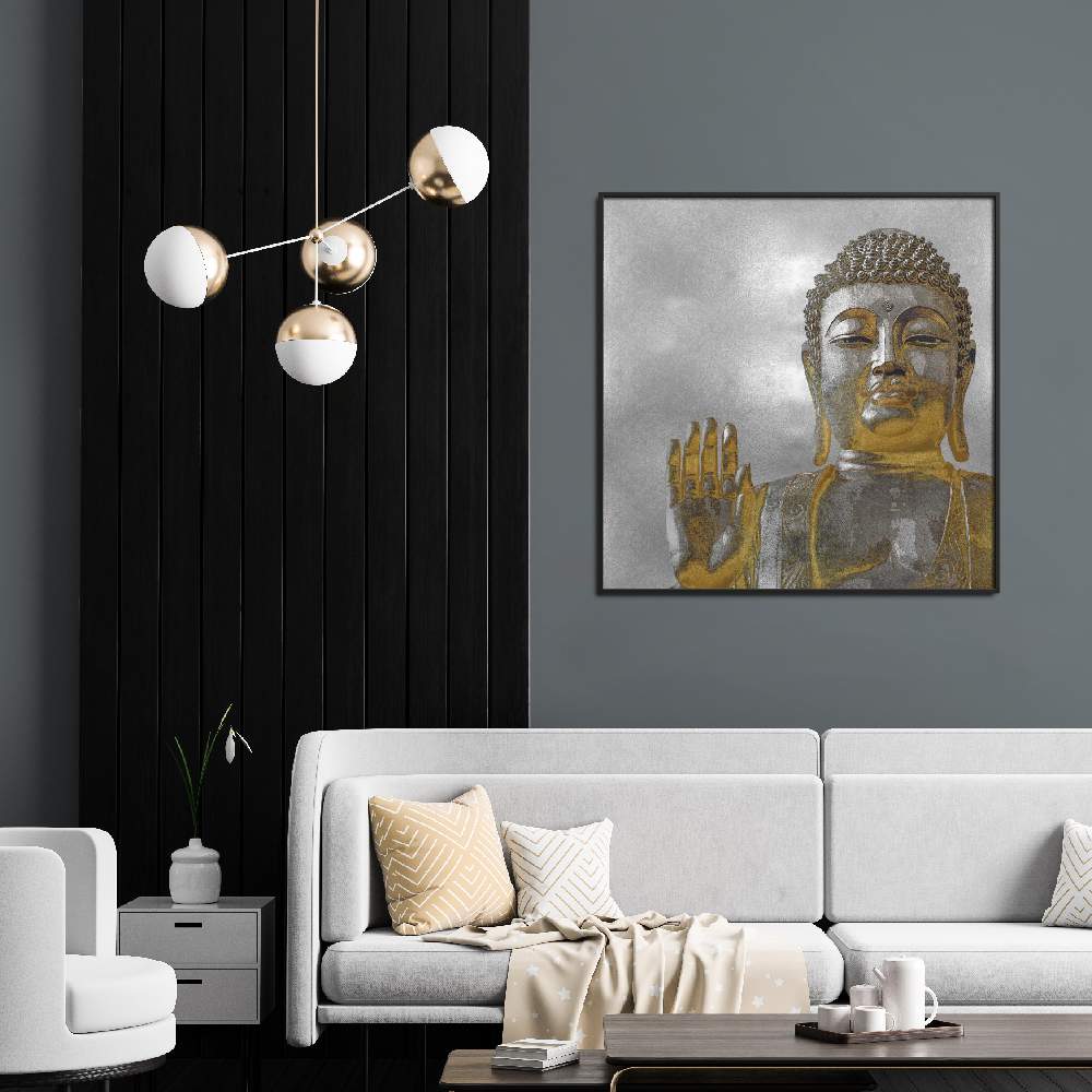 Silver and Gold Buddha
