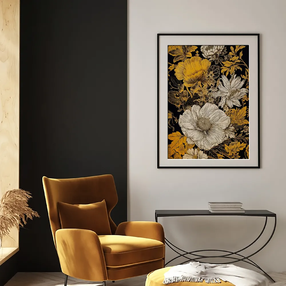 Yellow Flower Art