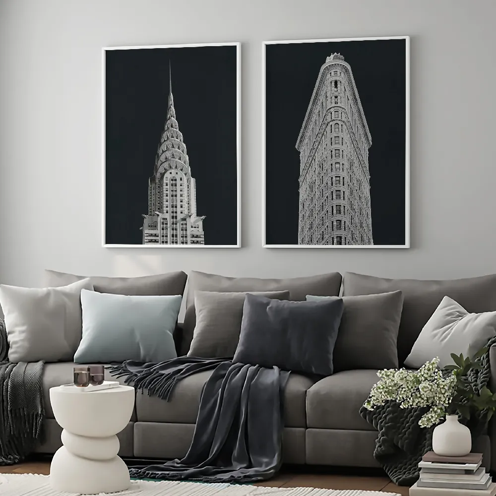 Chrysler Building on Black