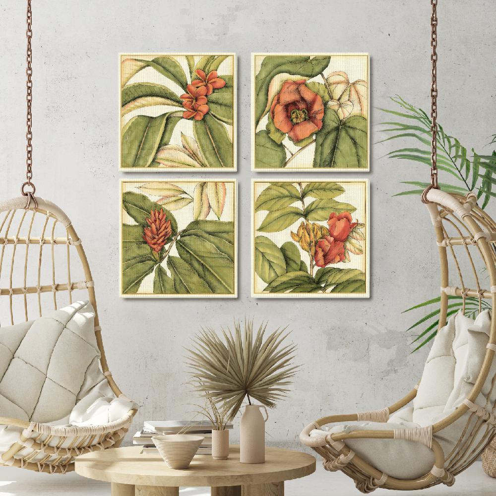 Tropical Blooms and Foliage