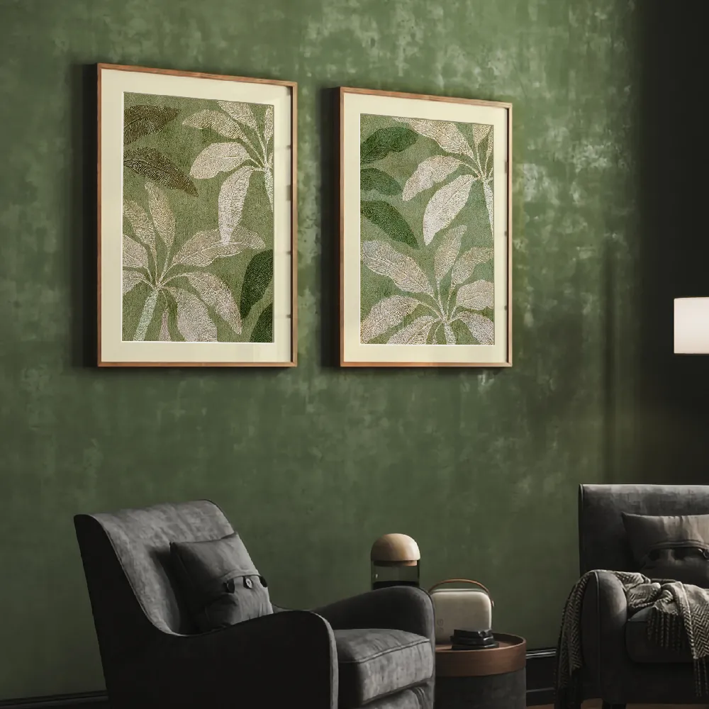 Golden Green Palms